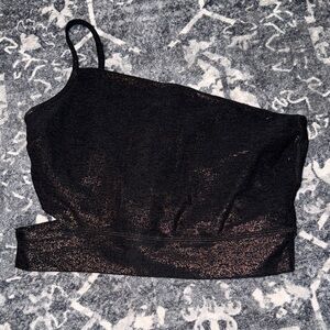 Beyond Yoga One-Shoulder Crop/Bra Top